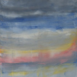 Marino Chanlatte Artwork Ocean 15, 2015 Oil Painting, Abstract Landscape