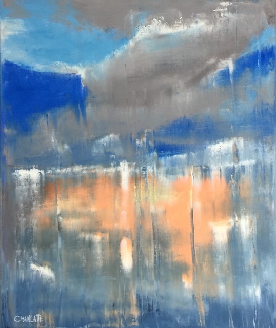 Marino Chanlatte  'Sky 1', created in 2016, Original Pastel Oil.