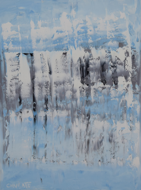 Marino Chanlatte  'Winter Ocean 3, Ocean 48', created in 2016, Original Pastel Oil.