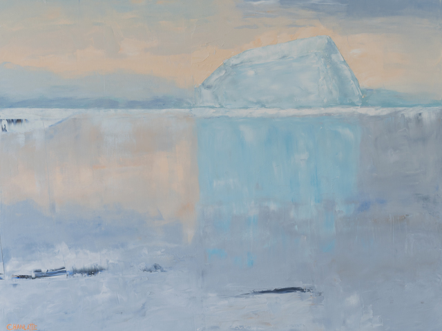 Artist Marino Chanlatte. 'Iceberg Ocean 55' Artwork Image, Created in 2017, Original Pastel Oil. #art #artist