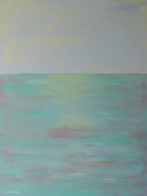 Marino Chanlatte  'Ocean 63', created in 2017, Original Pastel Oil.