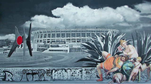 Mario Barron  'Sueno De Un Torneo De Verano', created in 2010, Original Painting Acrylic.