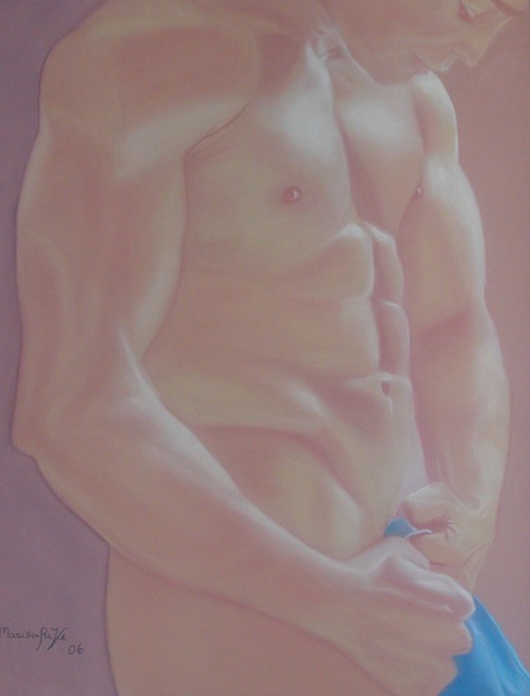 Marisa Reve  'Intimacy I', created in 2006, Original Pastel.