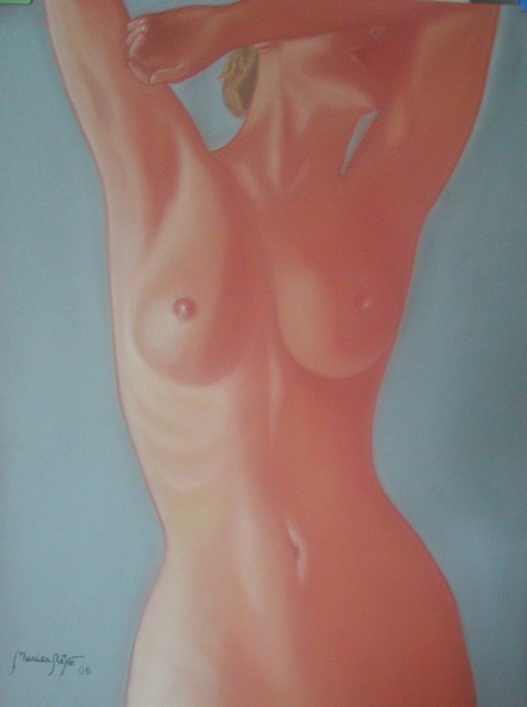 Artist Marisa Reve. 'Intimacy II' Artwork Image, Created in 2006, Original Pastel. #art #artist