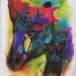 chagallian horse By Mario Ortiz Martinez