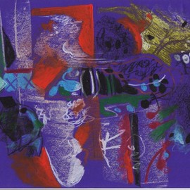 fantasy on purple By Mario Ortiz Martinez