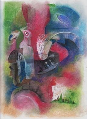 Mario Ortiz Martinez: 'trip to nemoia', 2019 Pastel, Abstract Figurative. ALL KIND OF ELEMENTS DECORATING THIS SUGGESTIVE PAGE OF ART. COLORFUL PASTEL ON PAPER. THE FEAST OF IMAGINATION, PURE PLEASURE TO MANIPULATE THIS EXPRESSIVE MEDIA.  A RICH COLLECTION SUITABLE TO DECORATE THAT SPECIAL SPACE OF YOUR ROOM. ...