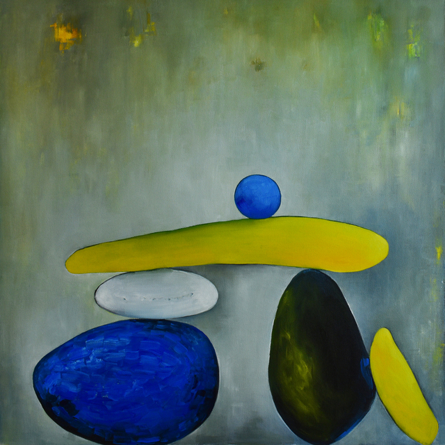 Marina Venediktova  'Keep The Balance Original Oil', created in 2021, Original Painting Oil.