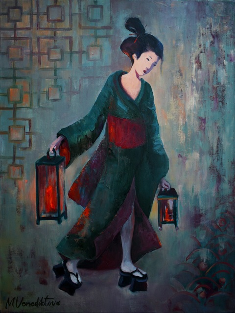 Marina Venediktova  'Light Carrier', created in 2021, Original Painting Oil.