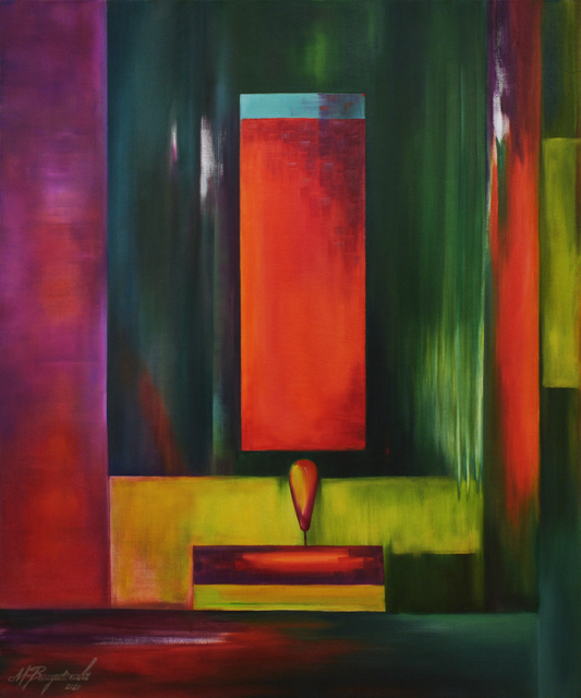 Marina Venediktova  'Lights And Mirrors', created in 2020, Original Painting Oil.