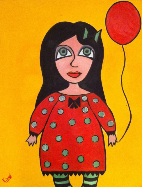 Mariya Kiyan  'Maria', created in 2014, Original Painting Acrylic.