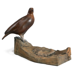 Mark Dedrie: 'Grouse  ', 2019 Bronze Sculpture, Birds. Artist Description: famous grouse, Selected for the 59th editionof Art and The Animal at the Briscoe Western Art Museum...