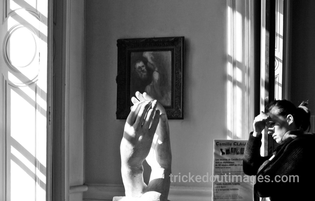 Artist Mark Charles Fox. 'Rodin' Artwork Image, Created in 2017, Original Photography Black and White. #art #artist