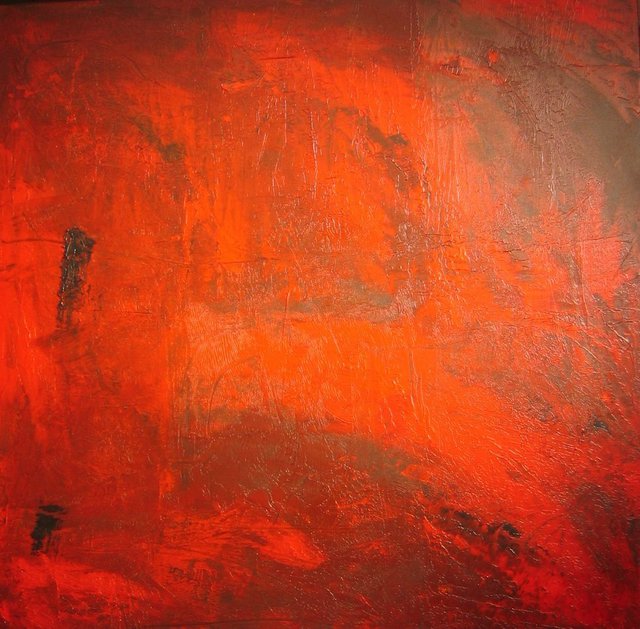 Mark Kazav  'Red Power By MILA', created in 2006, Original Painting Acrylic.