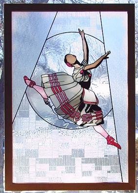 Mark Stine  'Giselle', created in 1996, Original Glass Stained.