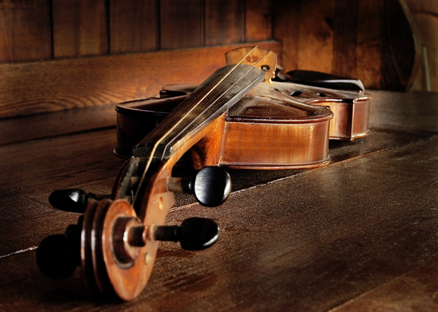 Artist Mark Vaintroub. 'Old Violin' Artwork Image, Created in 2013, Original Photography Color. #art #artist
