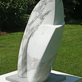 Mark Wholey: 'Whales Tooth', 1997 Stone Sculpture, Abstract. Artist Description:    Carrara Marble     ...