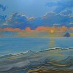 Ocean sunset By Mario Tello