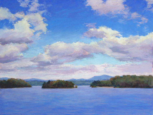 Marsha Savage  'Blue Ridge Clouds', created in 2008, Original Painting Oil.