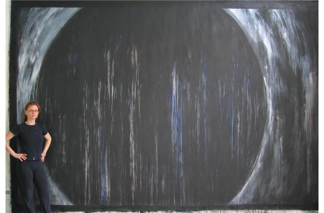 Artist Marta Baricsa. 'Symphony In Black' Artwork Image, Created in 2004, Original Collage. #art #artist