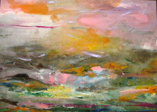 Marty Kalb  'Appalachia', created in 1998, Original Painting Oil.