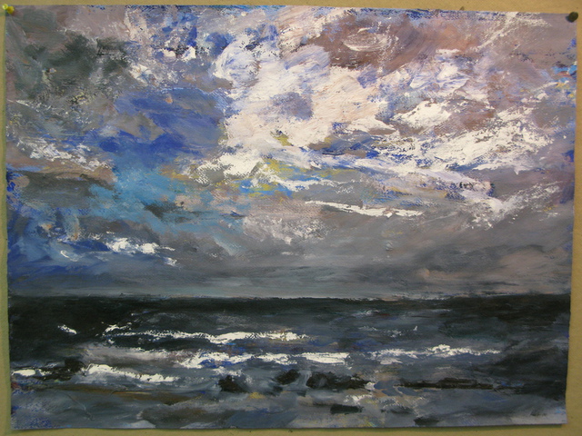 Marty Kalb  'Clearing Up', created in 2009, Original Painting Oil.
