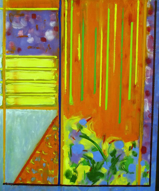 Marty Kalb  'Interior 1 EB HM ', created in 2000, Original Painting Oil.