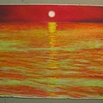 Michigan Sunset  Red Sky, Marty Kalb