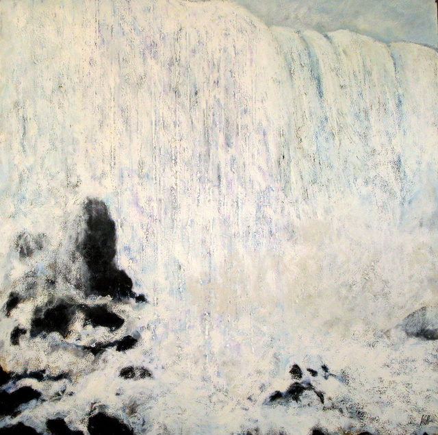 Marty Kalb  'Niagara Falls', created in 2008, Original Painting Oil.