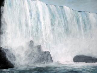 Marty Kalb: 'Niagara Falls 1', 2007 Acrylic Painting, Landscape. 