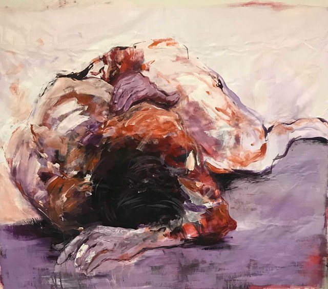 Maryam Moghadam  'Untitled 002', created in 2018, Original Painting Acrylic.