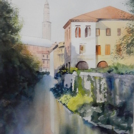 Maryann Burton Artwork Italian Vision, 2015 Watercolor, Landscape