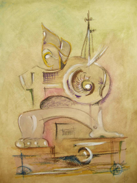 Yorgos Maryelis  'Equilibrium', created in 2004, Original Painting Acrylic.