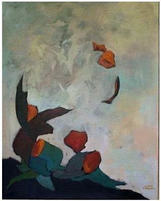 Michal Ashkenasi  'FallingFromHeaven', created in 2000, Original Painting Oil.