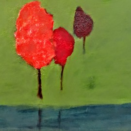 Red Trees  By Michal Ashkenasi
