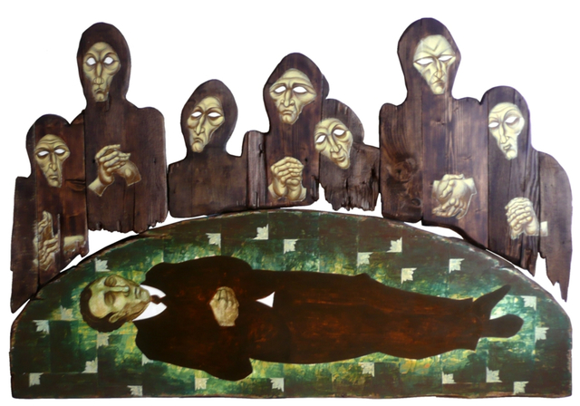Matei Enric  'DEATH WATCH', created in 2011, Original Assemblage.