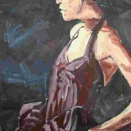 Emil Matulewicz: 'Young Spanish Woman', 2008 Acrylic Painting, Figurative. 