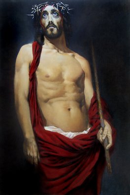 Valeriy Mavlo: 'Coronation', 2005 Oil Painting, Spiritual. 