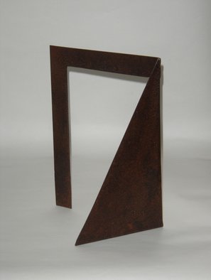 Max Tolentino: 'BRIDGE TO THE INFINITE ', 2008 Steel Sculpture, Abstract.     abstract geometric steel sculpture focusing empty spaces.folding technique .private collection, Dr. Abrahao Salomao Filho, world known  Nephrologist    ...