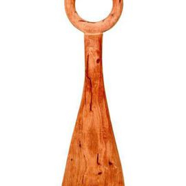 Max Tolentino: 'ETHIOPIA', 2016 Wood Sculpture, Abstract. Artist Description:  Sculpture in brazilian nobel wood named Canela with a cooper ring . Sold to a private collection ...