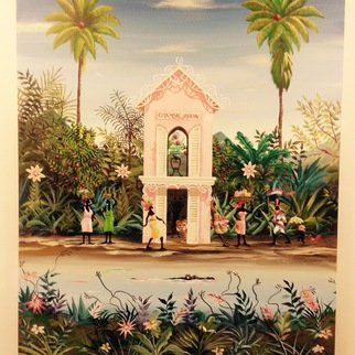 Marc Beauregard: 'garden house', 2017 , Fantasy. Carribean fantasy...