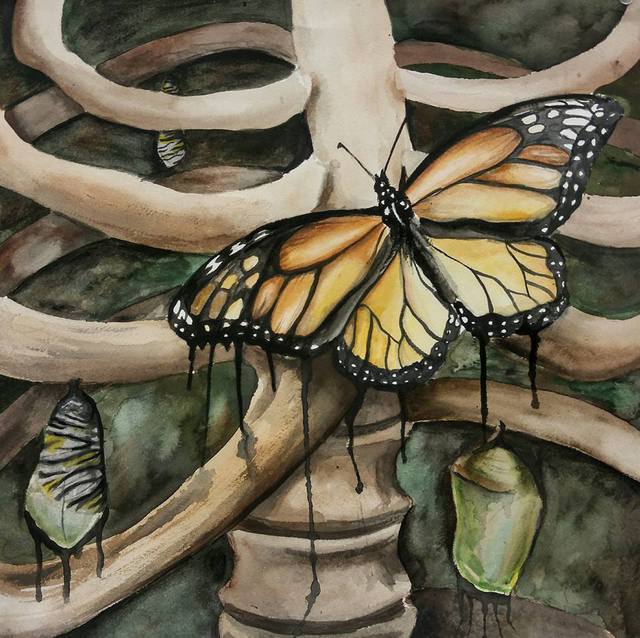 Artist Marisa Dion. 'Metamorphosis' Artwork Image, Created in 2016, Original Painting Other. #art #artist