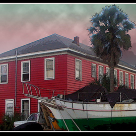 Steve Sperry: 'redhouse', 2014 Digital Photograph, Boating. 
