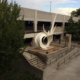 John Medwedeff: 'stoke', 2018 Steel Sculpture, Abstract. Artist Description: Commissioned by Arts Knoxville for downtown Knoxville, TN, by international competition. ...