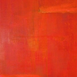 Meike Van Riel: 'no 90', 2023 Acrylic Painting, Abstract. Artist Description: New theme in work.  Expression of simplycity.  Red like warm and powerfull. ...