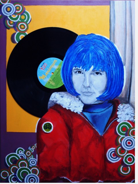 Melcha C  'Lyse A Gogo', created in 2007, Original Painting Oil.