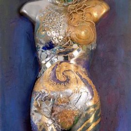 Selin Melek Aktan: 'being human', 2009 Mixed Media Sculpture, Figurative. Artist Description:             Selin Melek Aktan, woman, fashion, cloths, figurative, bronze, human, people, mixed media     ...