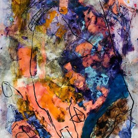 Melina Mataji: 'worship', 2019 Acrylic Painting, Abstract. Artist Description: Painting, Acrylicon Paper...