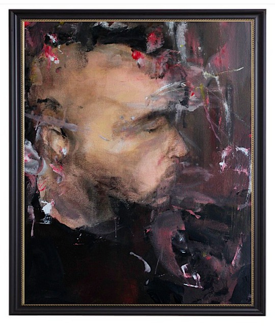 Artist Tom Melsen. 'Self Portrait' Artwork Image, Created in 2015, Original Painting Acrylic. #art #artist