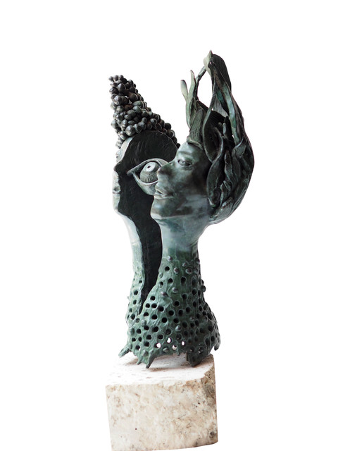 Artist Meryem Erogan. 'Creation' Artwork Image, Created in 2010, Original Sculpture Bronze. #art #artist